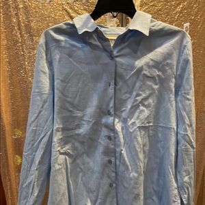 Appleseed's Sky Blue button down top NWT